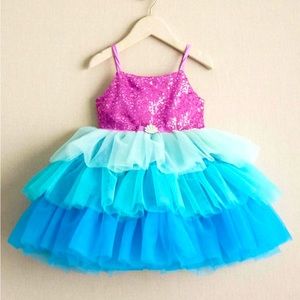 Disney Collection Couture Ariel Sequin Tutu Dress